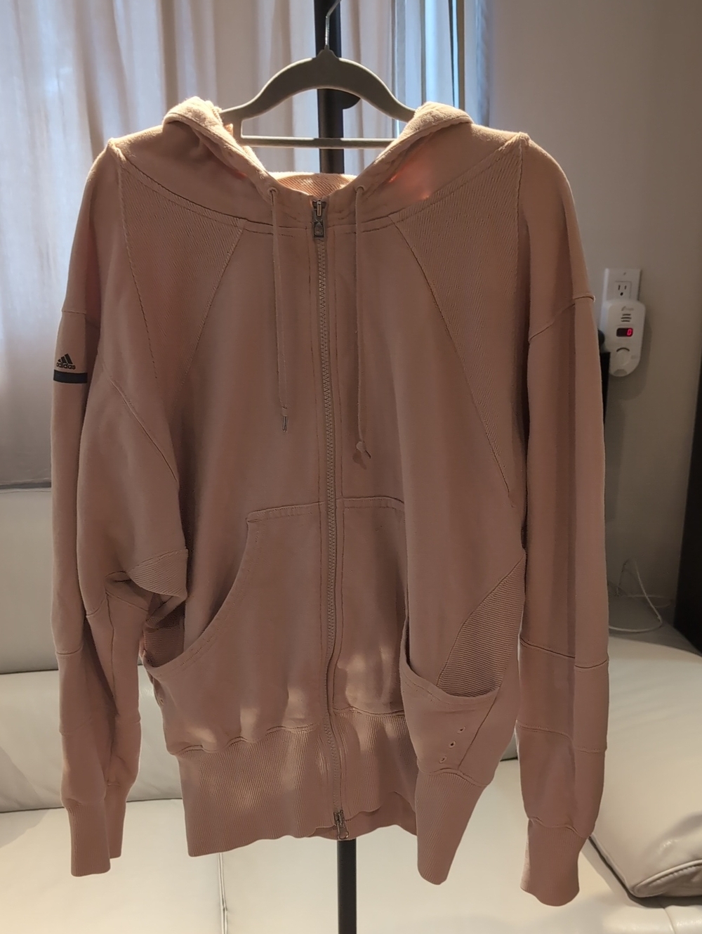 adidas Women's Dusky Rose Full-Zip Hooded Jacket